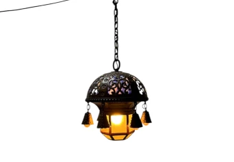 Vienna Secession Art Nouveau Chandelier Austria, 1900s